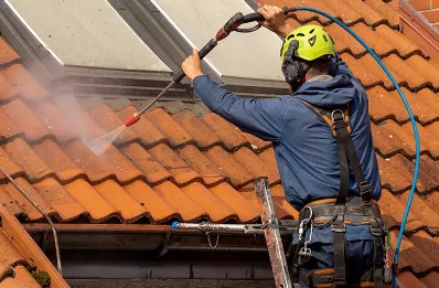 Démoussage et hydrofuge de toiture à Barbazan-Debat